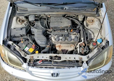 2002 Honda Civic Lx из США, поврежденный, VIN 2HGES165X2H537080